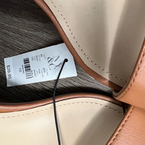 *NWT NY&Co|Brown Heels|Size 10 - Picture 5 of 6